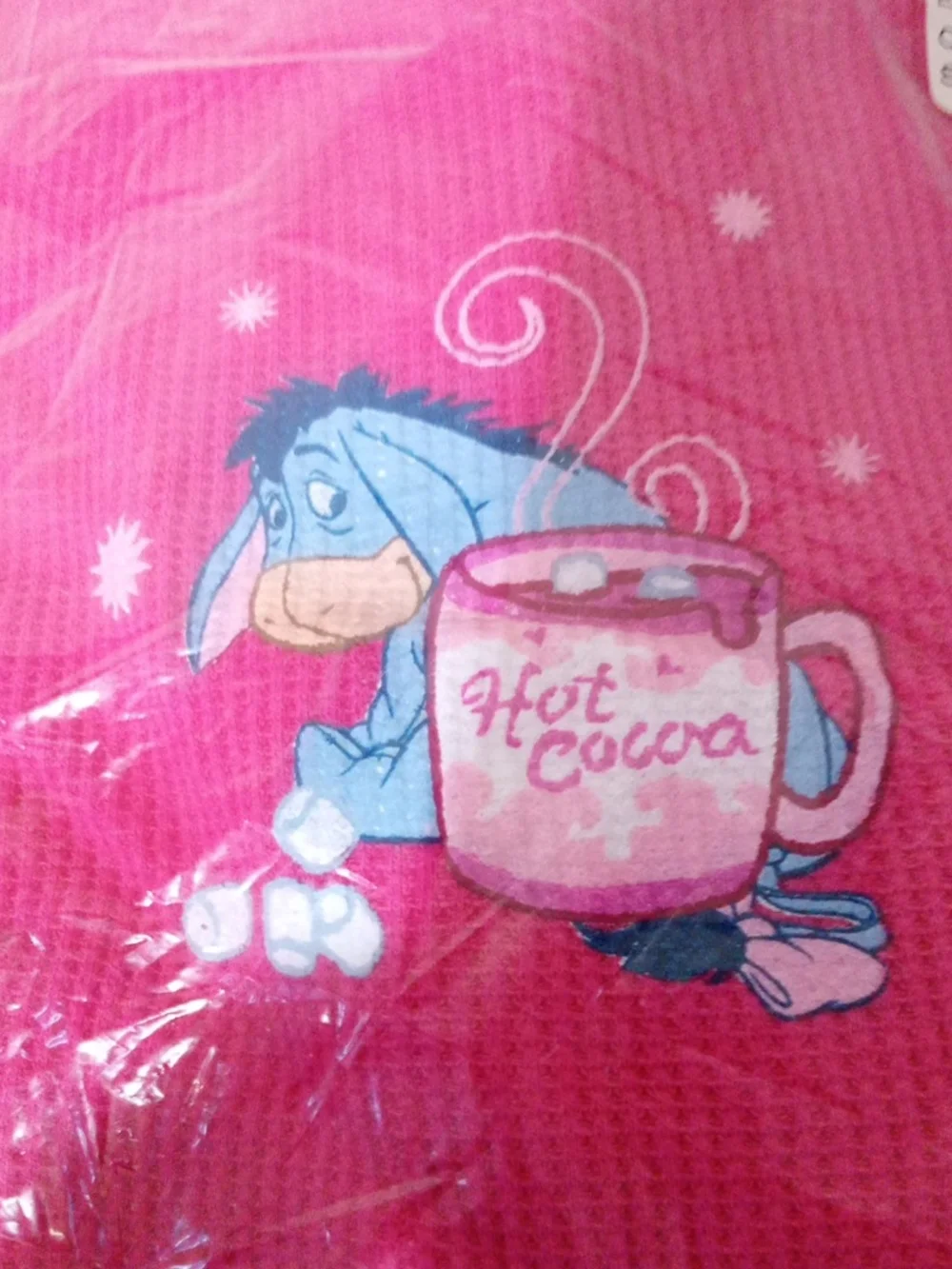 Disney Hot Cocoa Eeyore Pink Women's Pajama Set - Picture 4 of 5